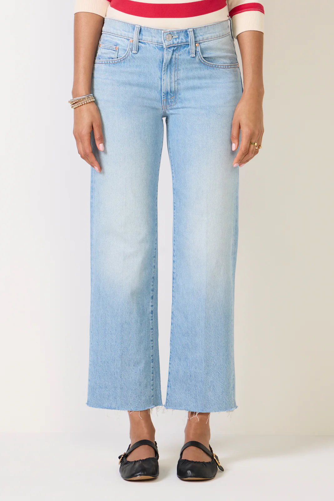 Mid Rise Rambler Zip Ankle Fray Jean - Image 5