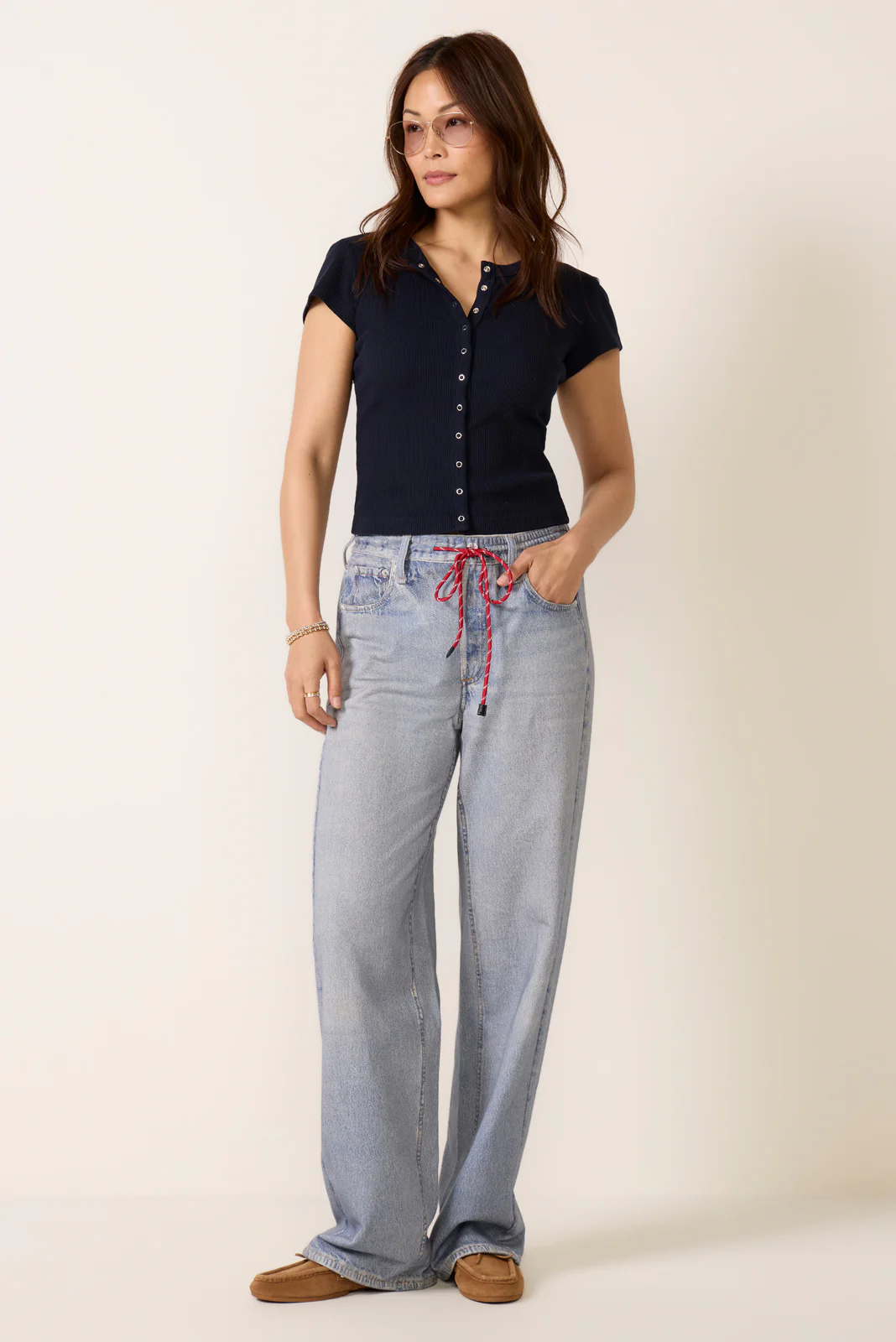 Miramar Drawcord Wide Leg Pant - Image 6