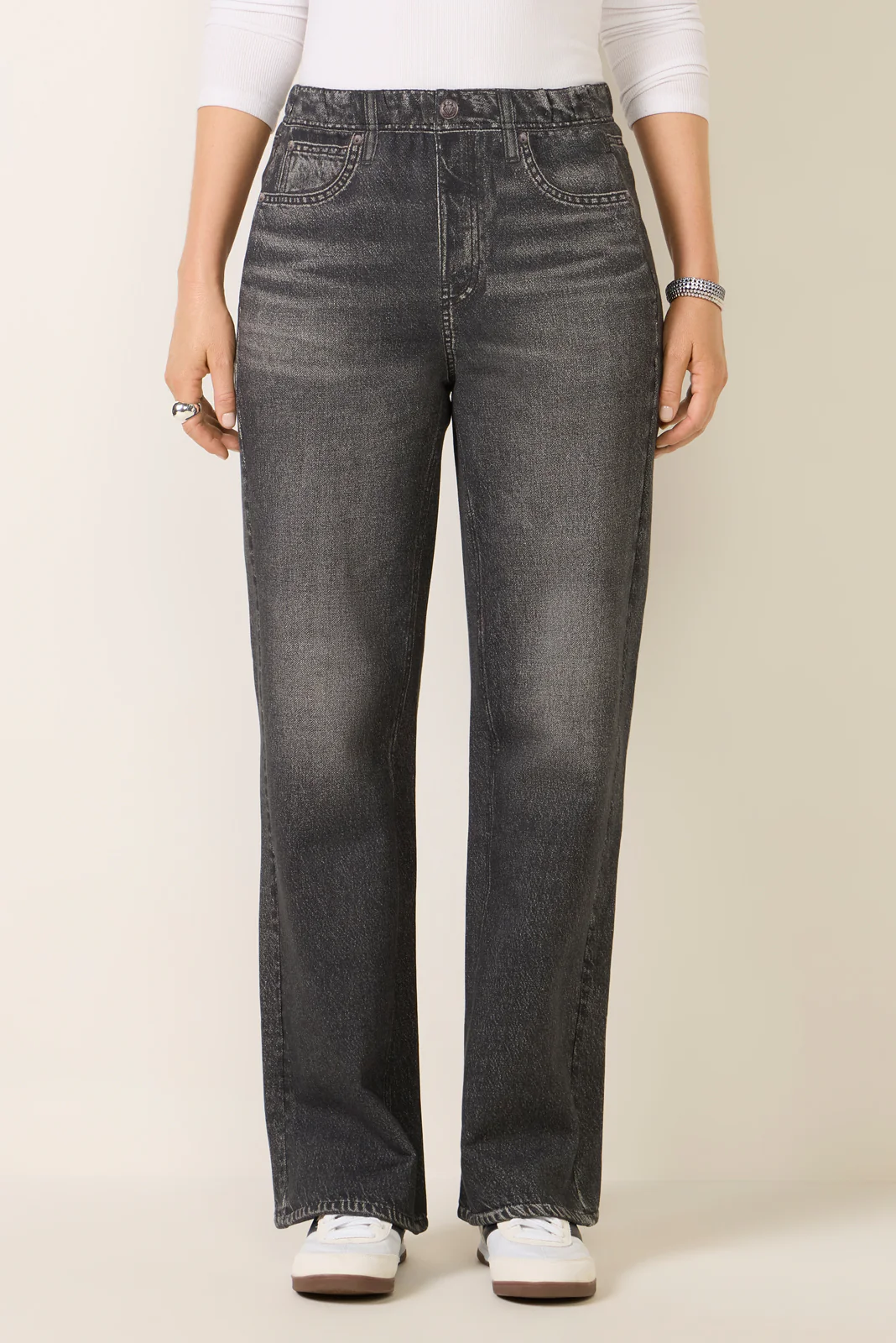 Miramar Fleece Pull On Wide Leg Pant - Image 5