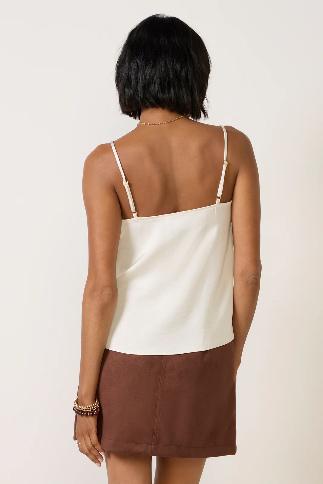 Monroe Satin Lace Trim Cami - Image 4