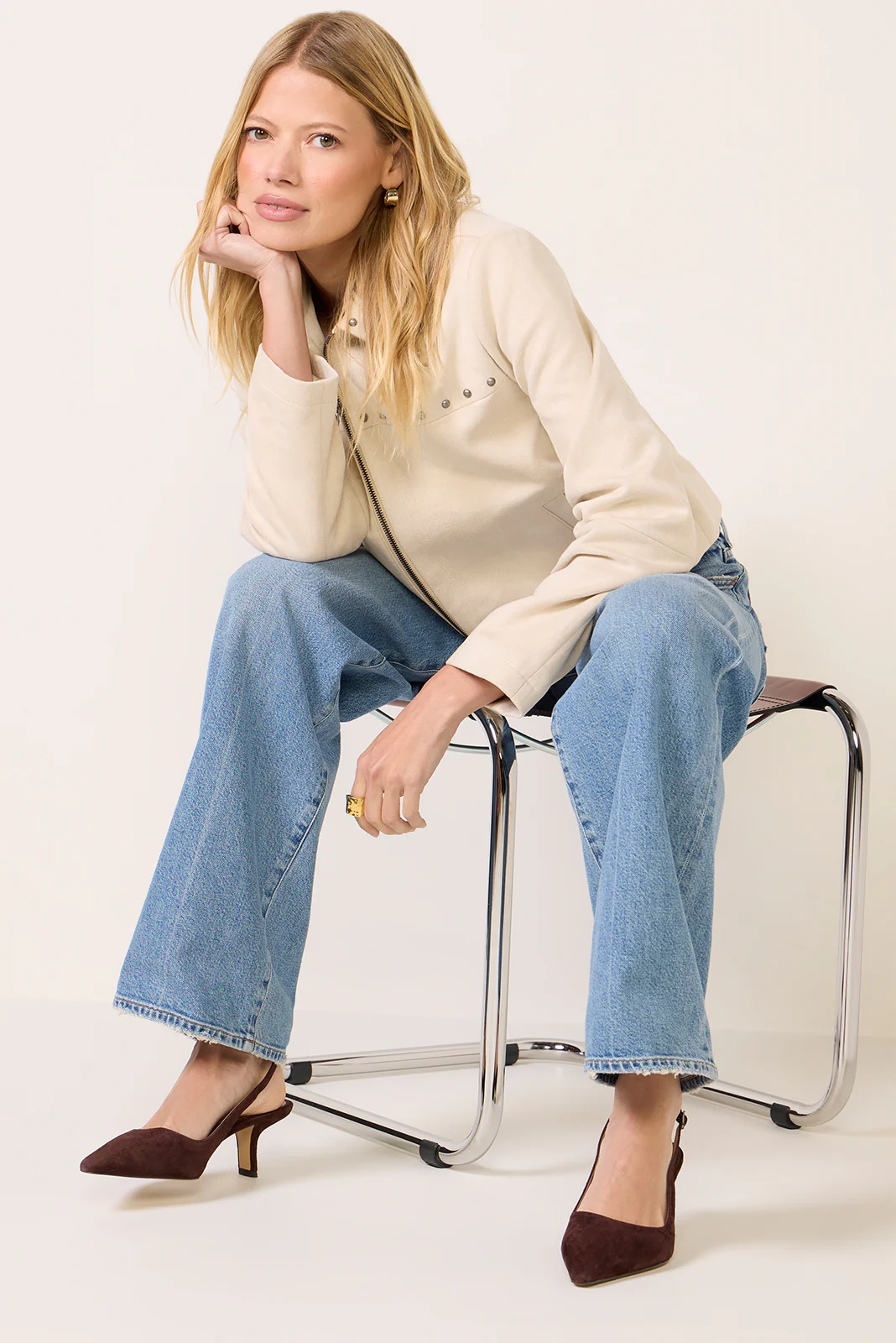 Moxie Faux Suede Jacket - Image 5