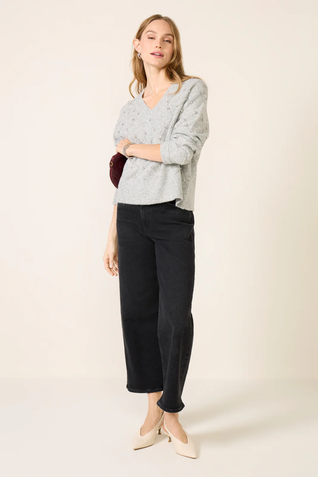 Noma Rhinestone Sweater - Image 2