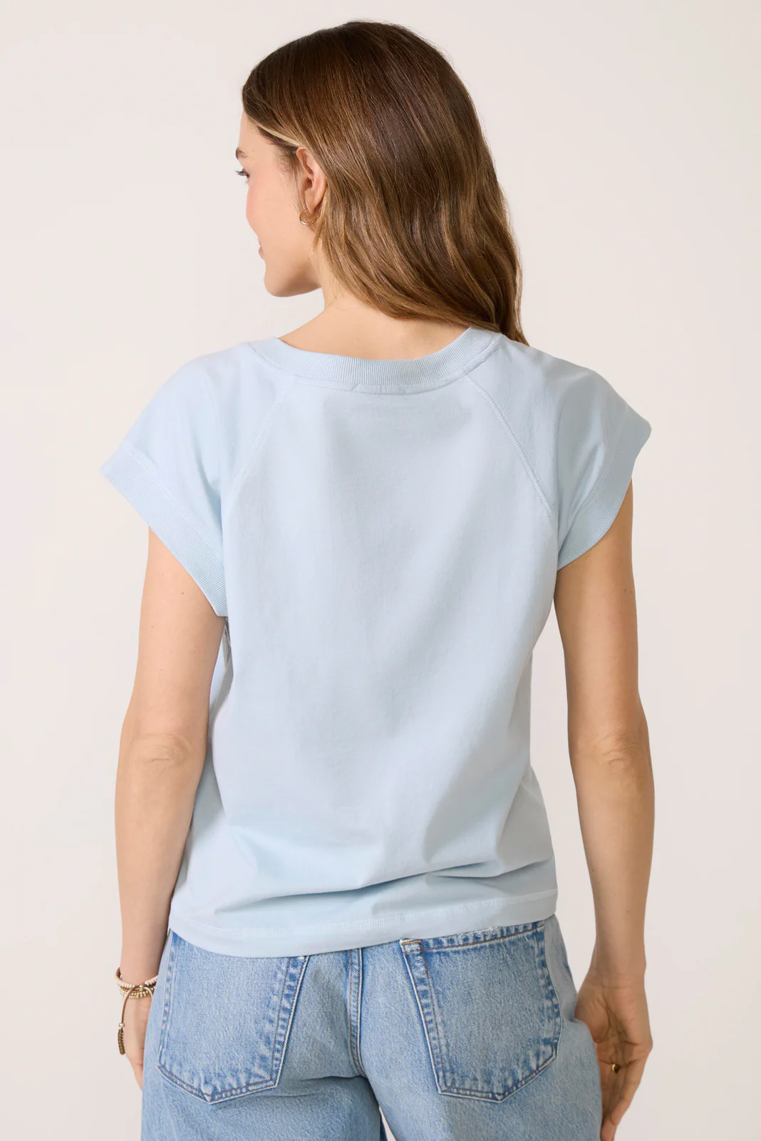 Nora V Neck Muscle Tee - Image 4