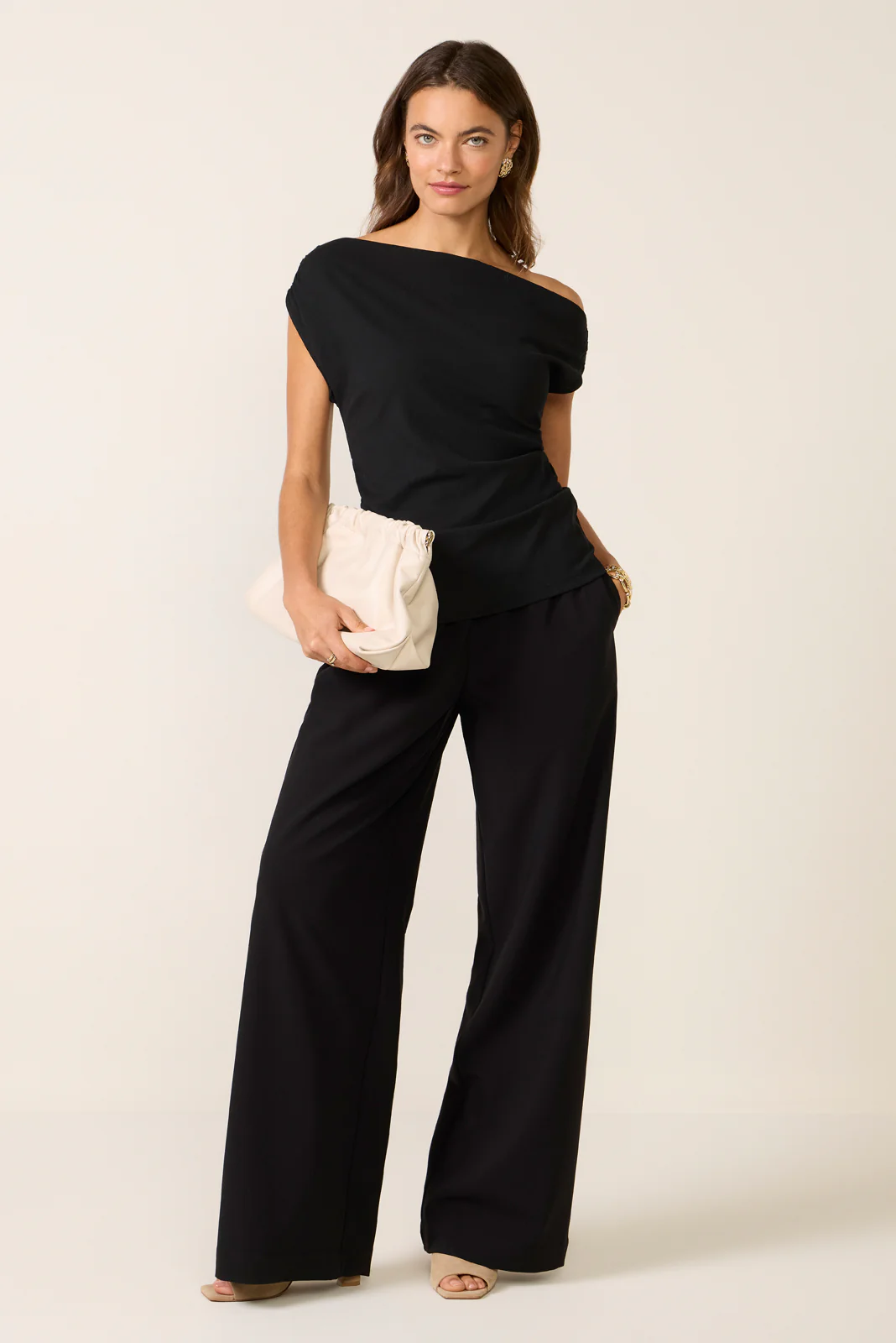 Off The Shoulder Ruched Top - Image 2