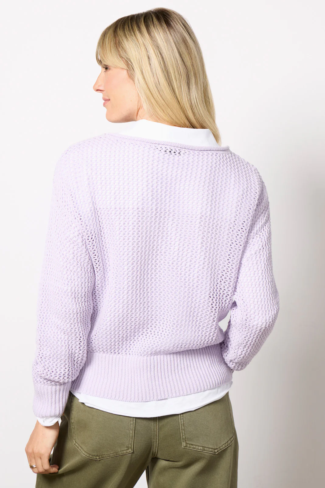 Open Knit Sweater - Image 4