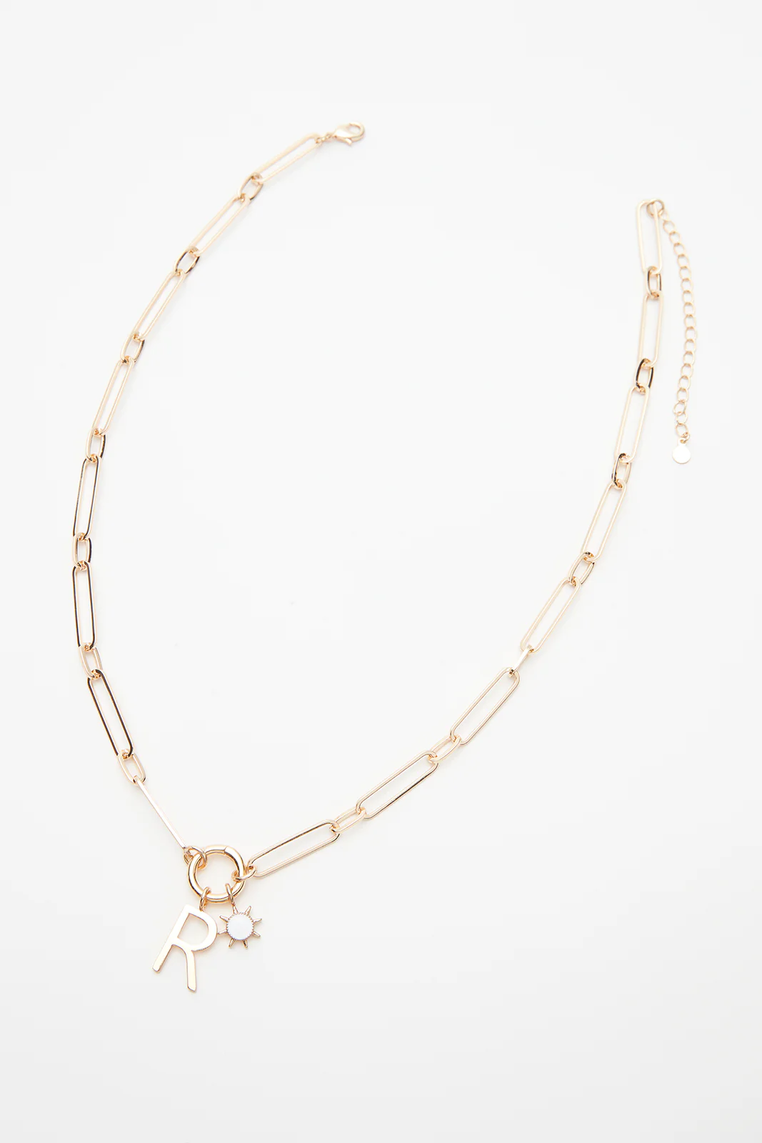 Paperclip Charm Necklace - Image 3