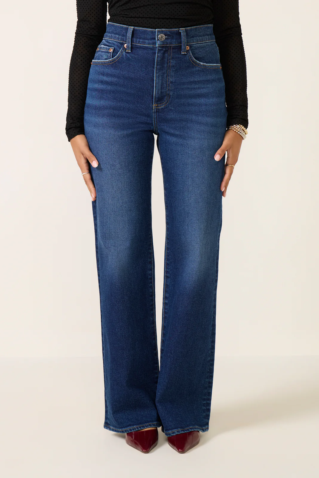 Petite Evie High Rise Slim Bootcut Jean - Image 5