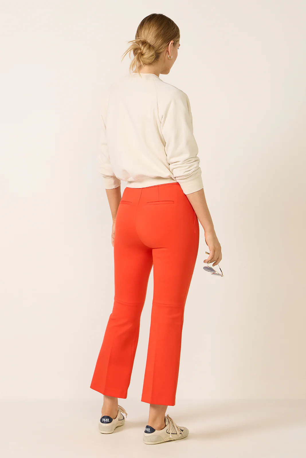 Pintuck Kick Flare Ponte - Image 4