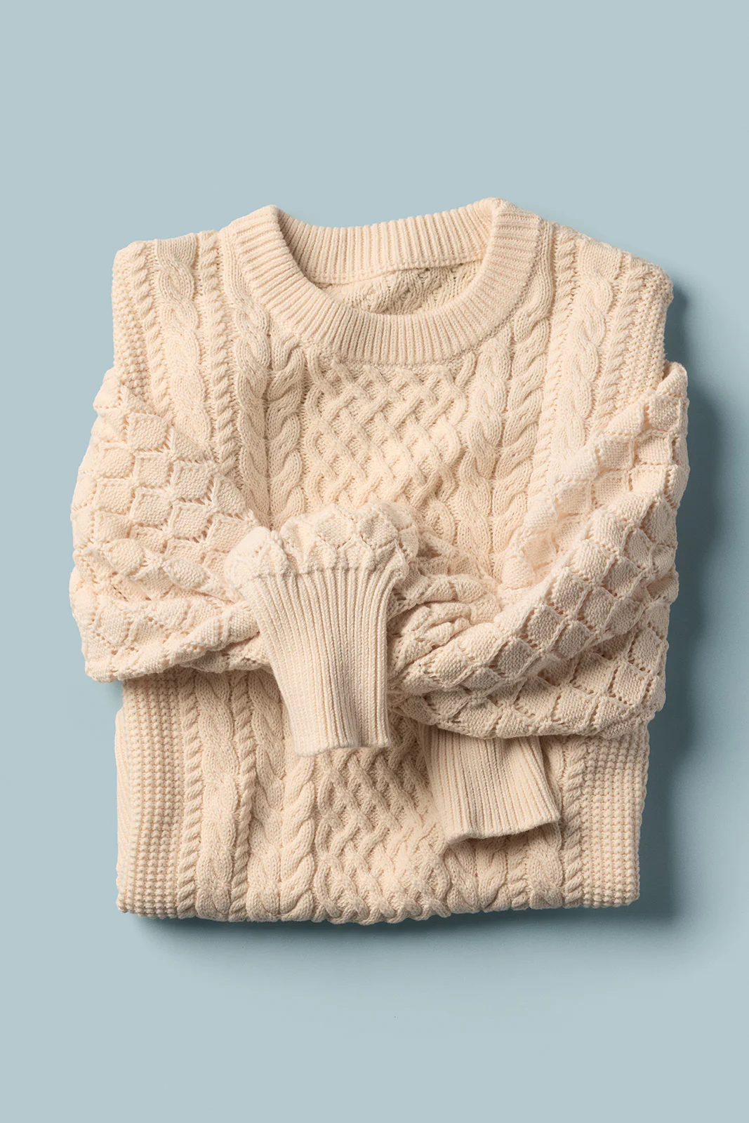Piper Dramatic Sleeve Cable Sweater - Image 6