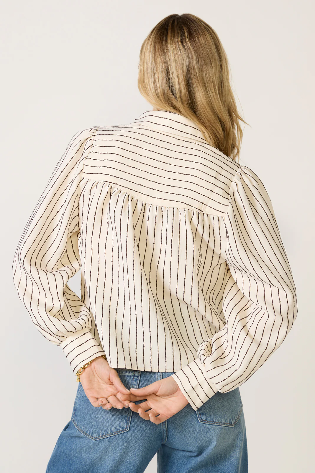 Sadie Slub Stripe Shirt - Image 4