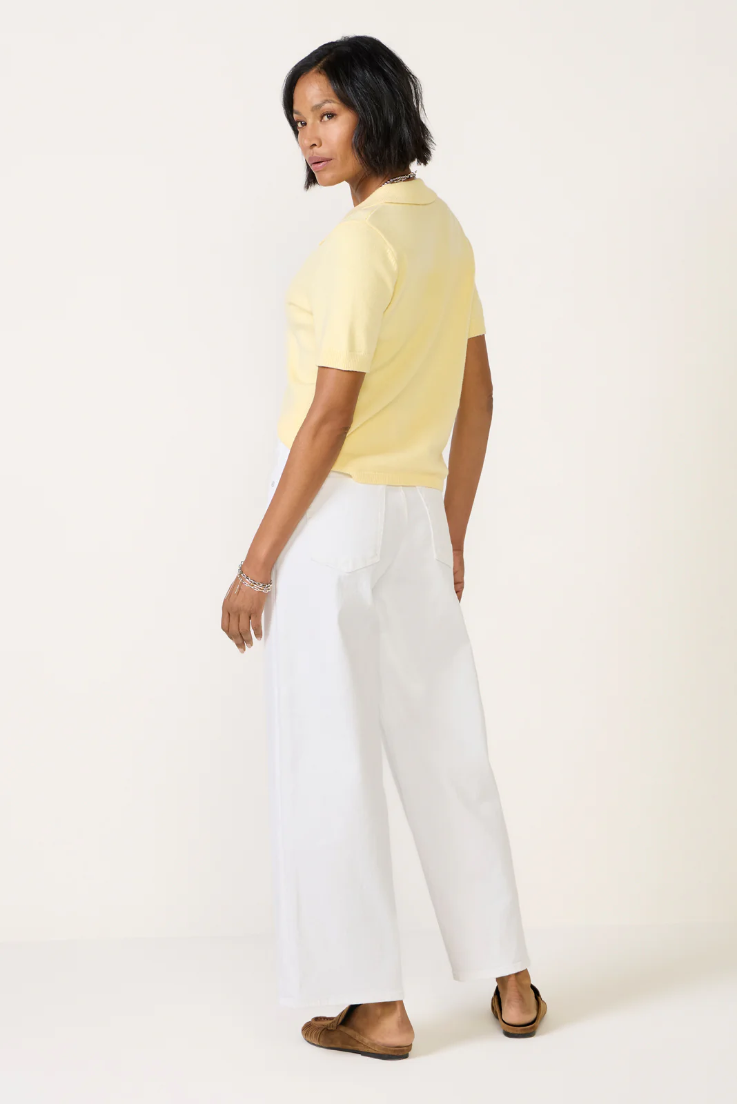 Saige Wide Leg Jean - Image 4