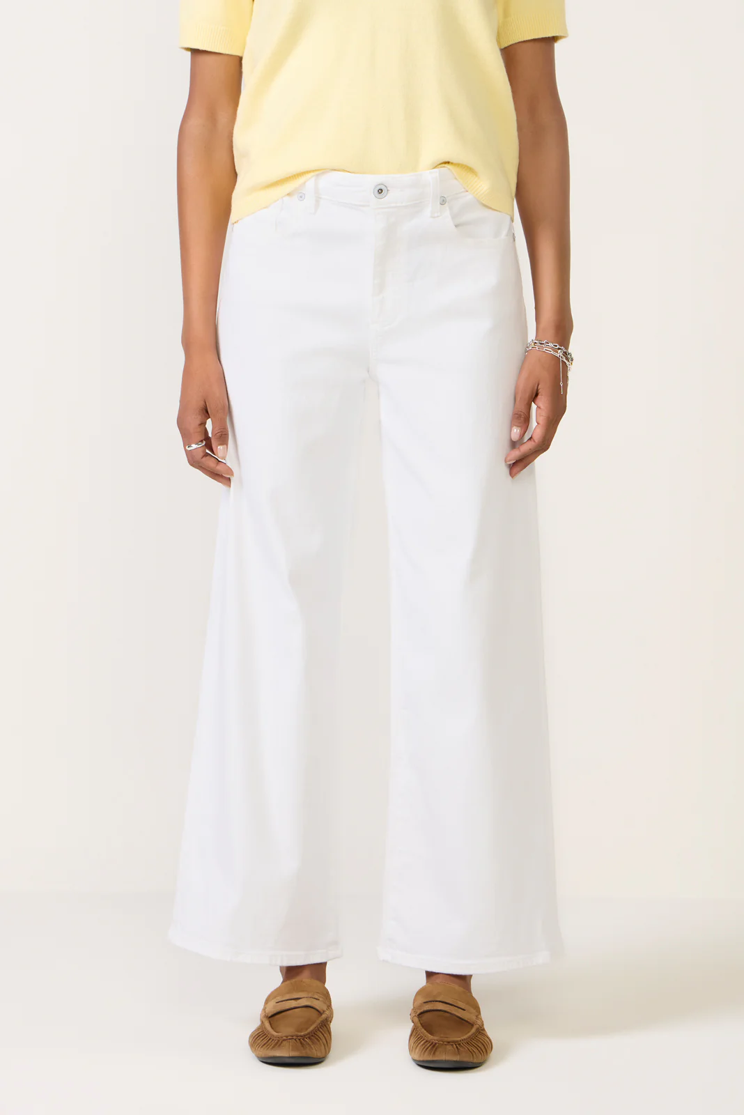 Saige Wide Leg Jean - Image 5