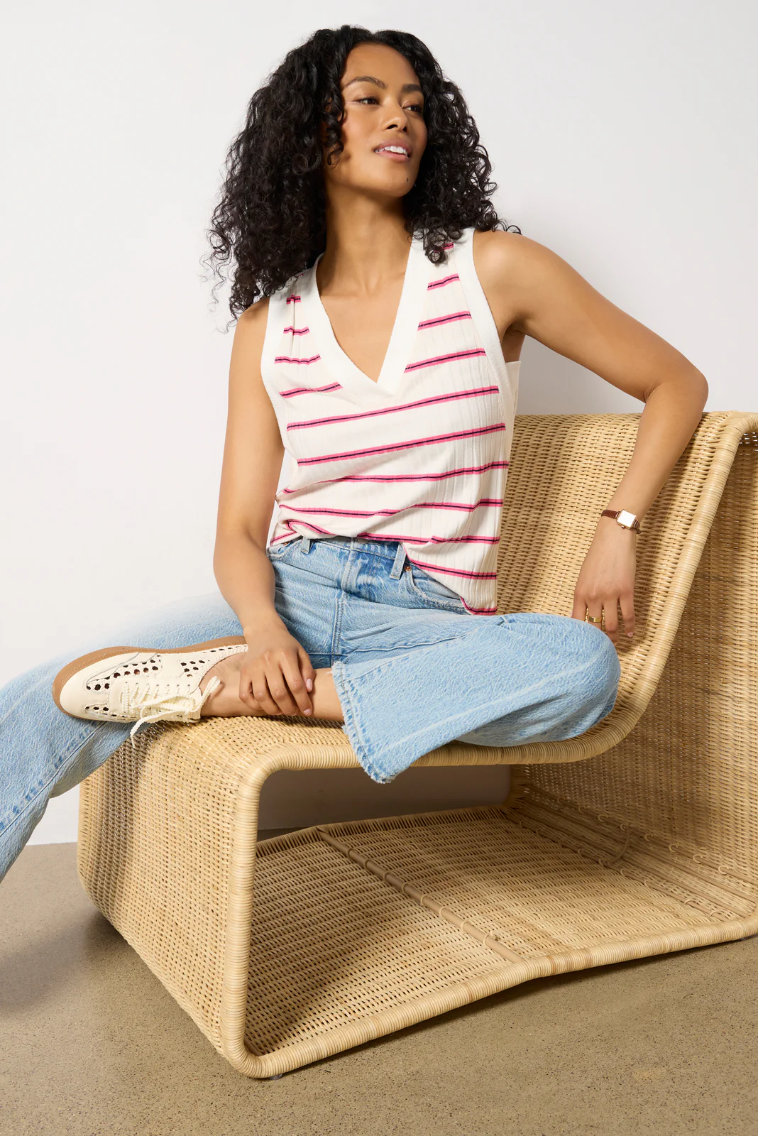 Sarina V Neck Tank - Image 2