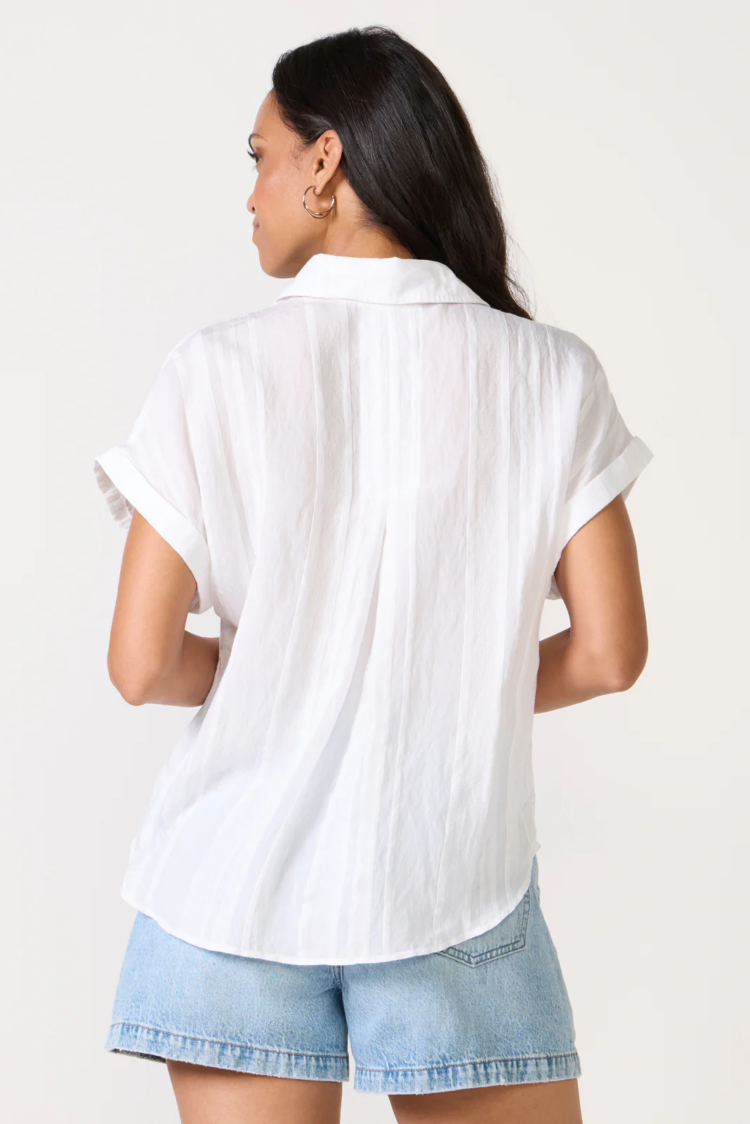 Short Sleeve Textured Shirt - Image 4