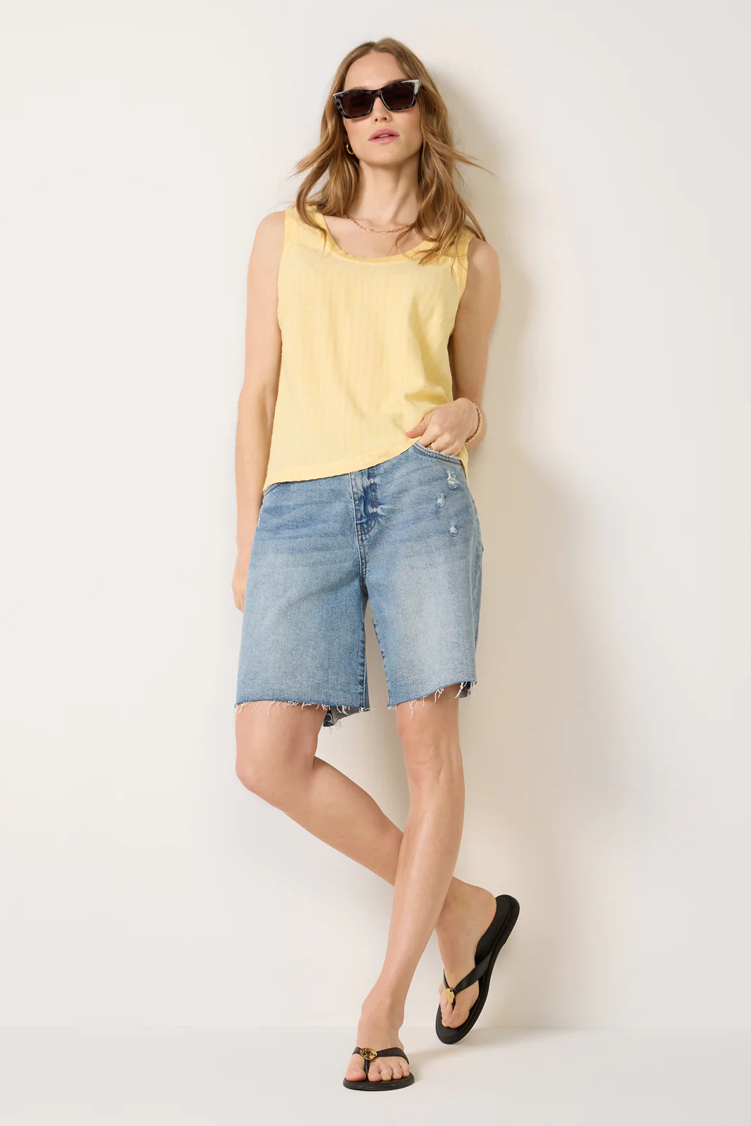 Stripe Linen Tank - Image 2