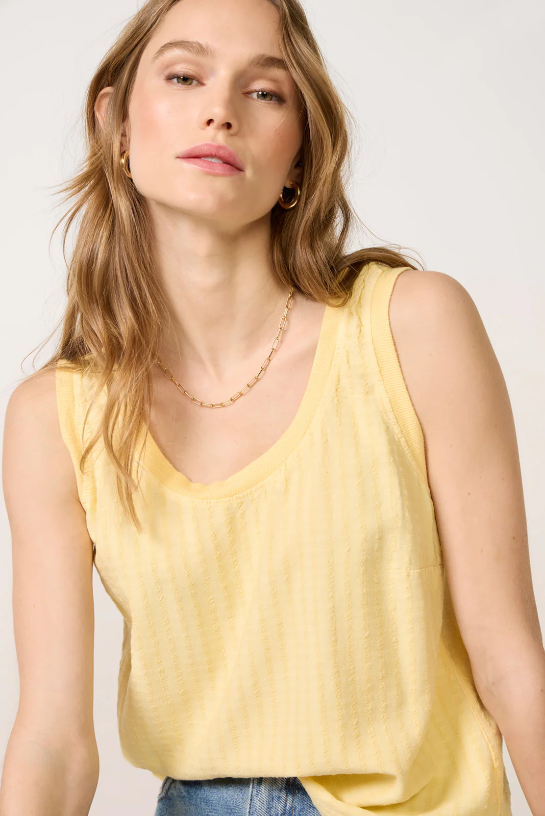 Stripe Linen Tank - Image 3