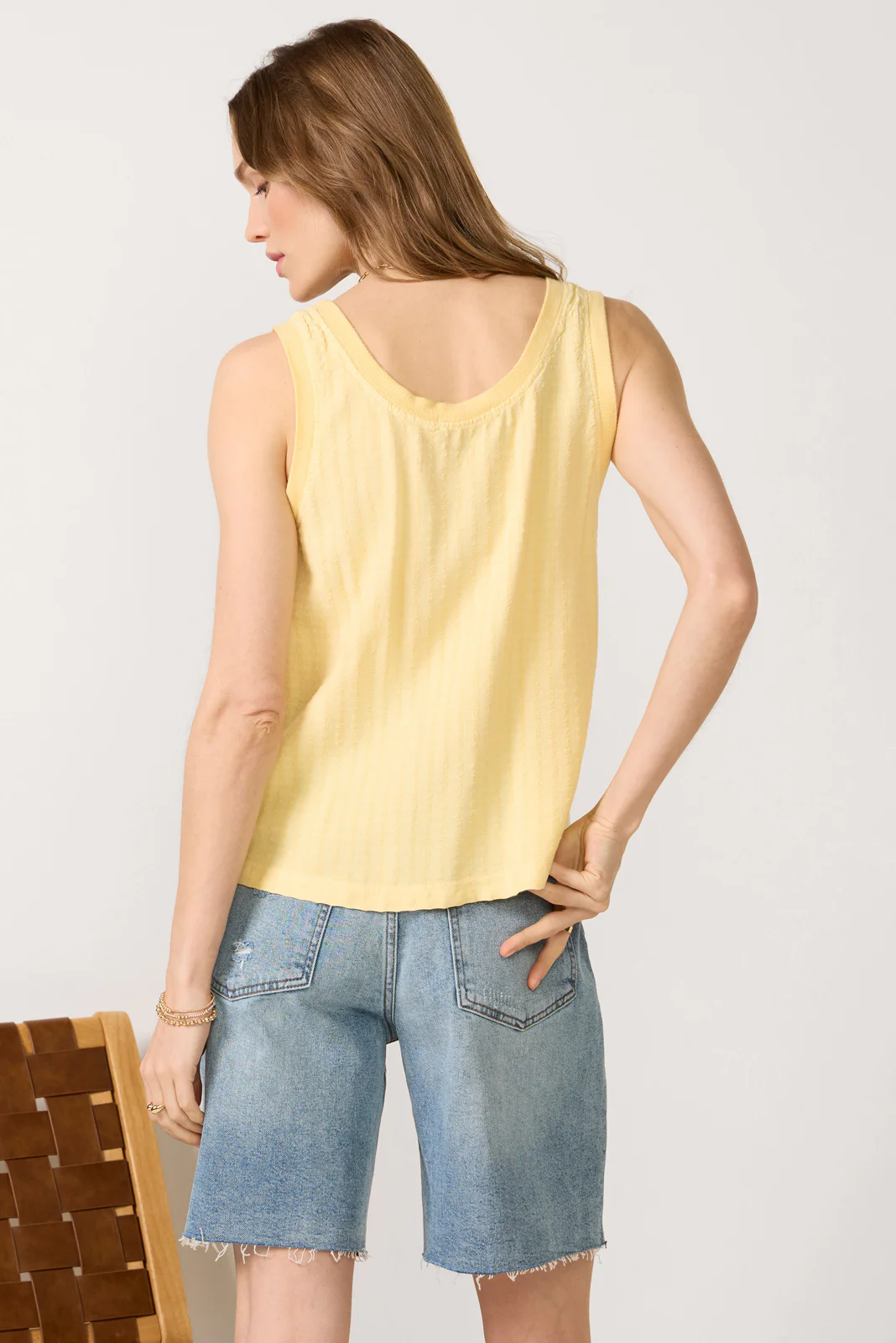 Stripe Linen Tank - Image 4