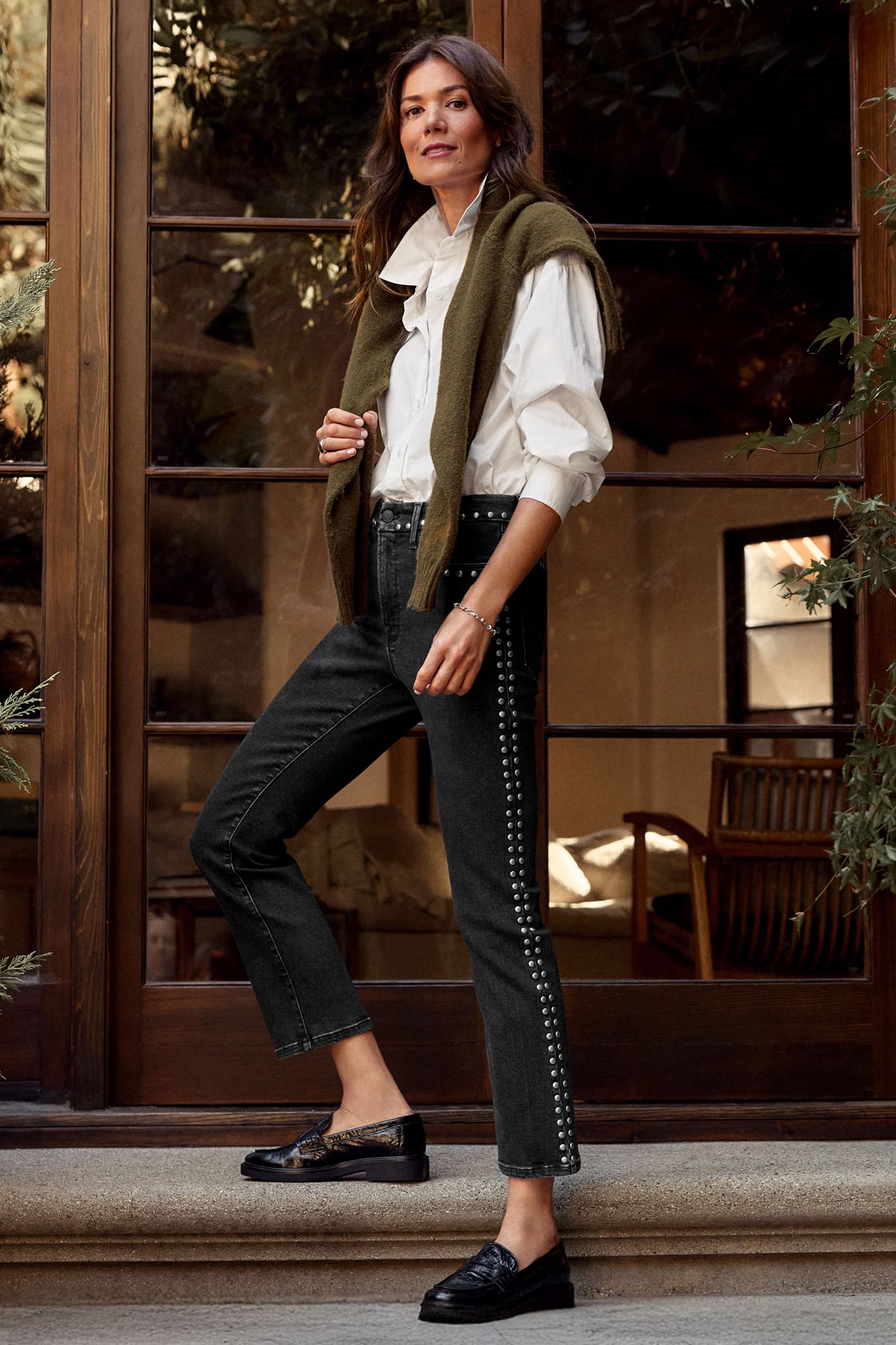 Studded Good Legs Straight Jean - Image 2