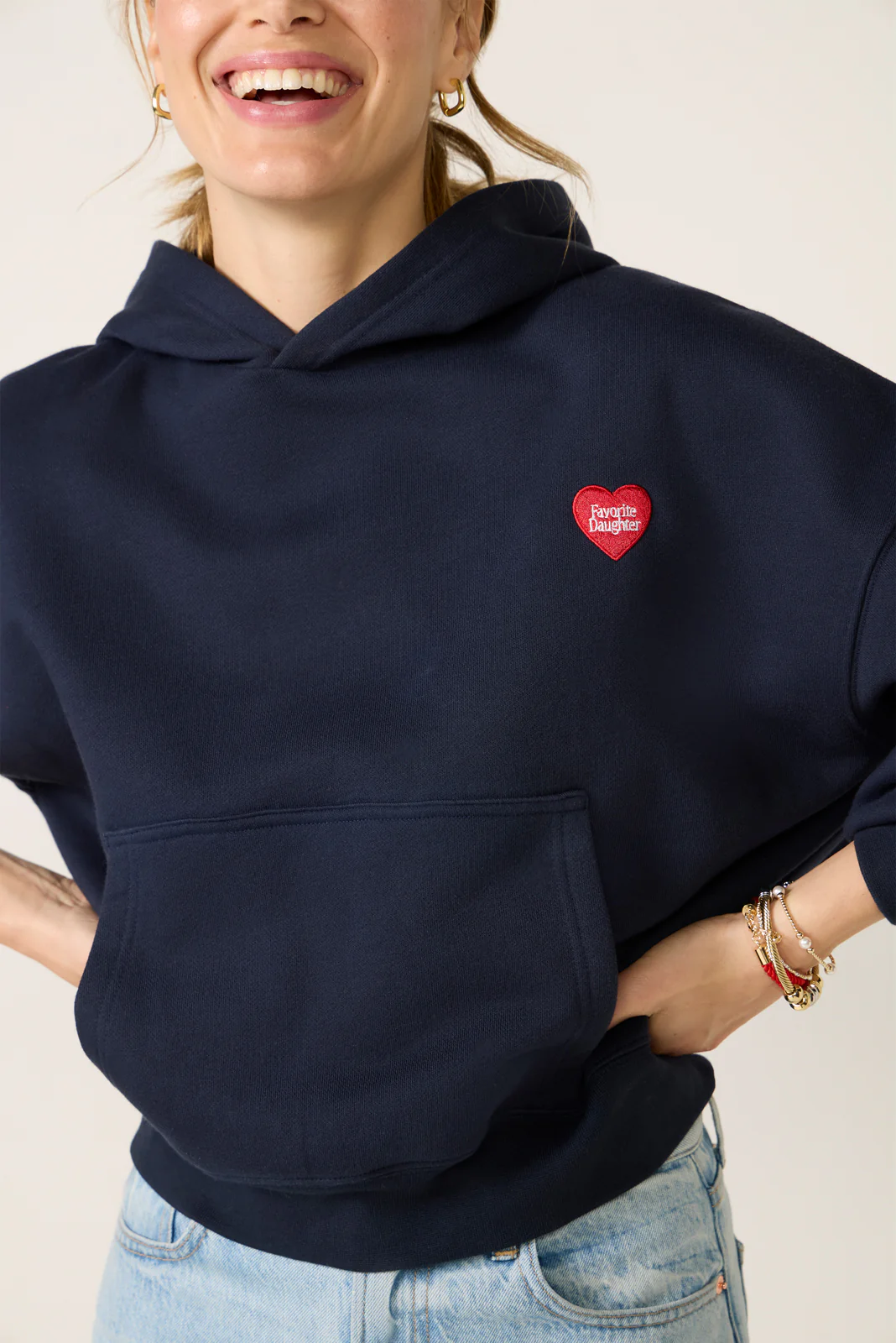The Favorite Daughter Heart Hoodie - Image 2