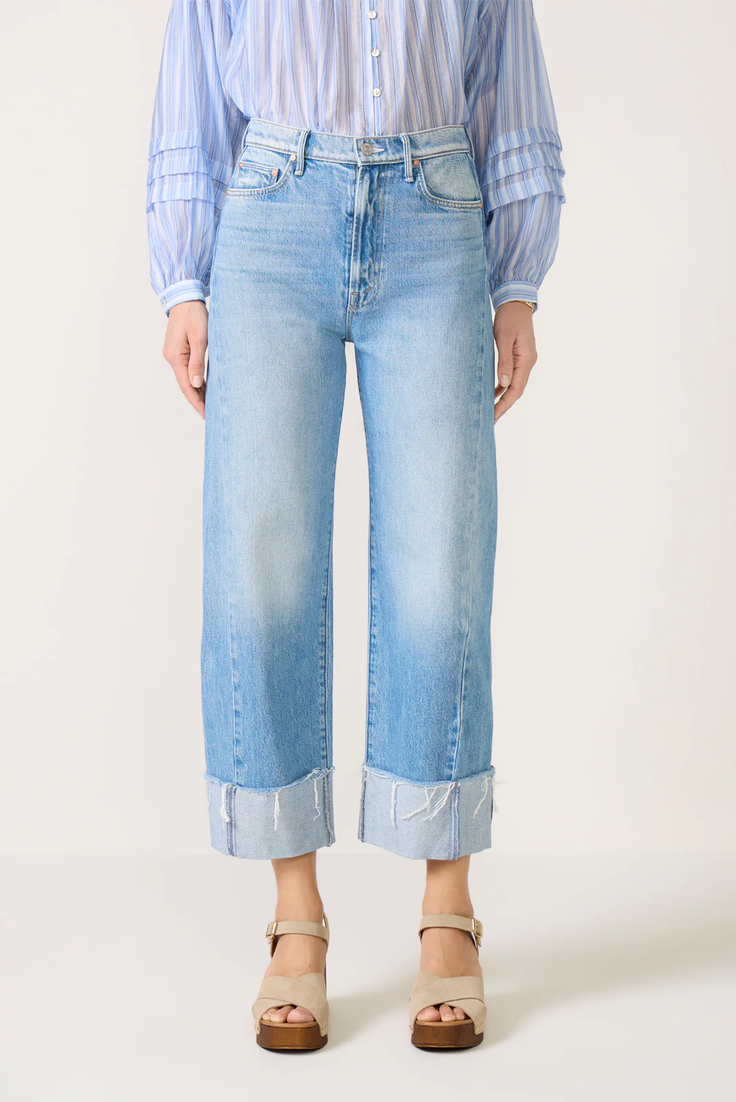 The Half-Pipe Ankle Cuff Fray Boyfriend Jean - Image 5