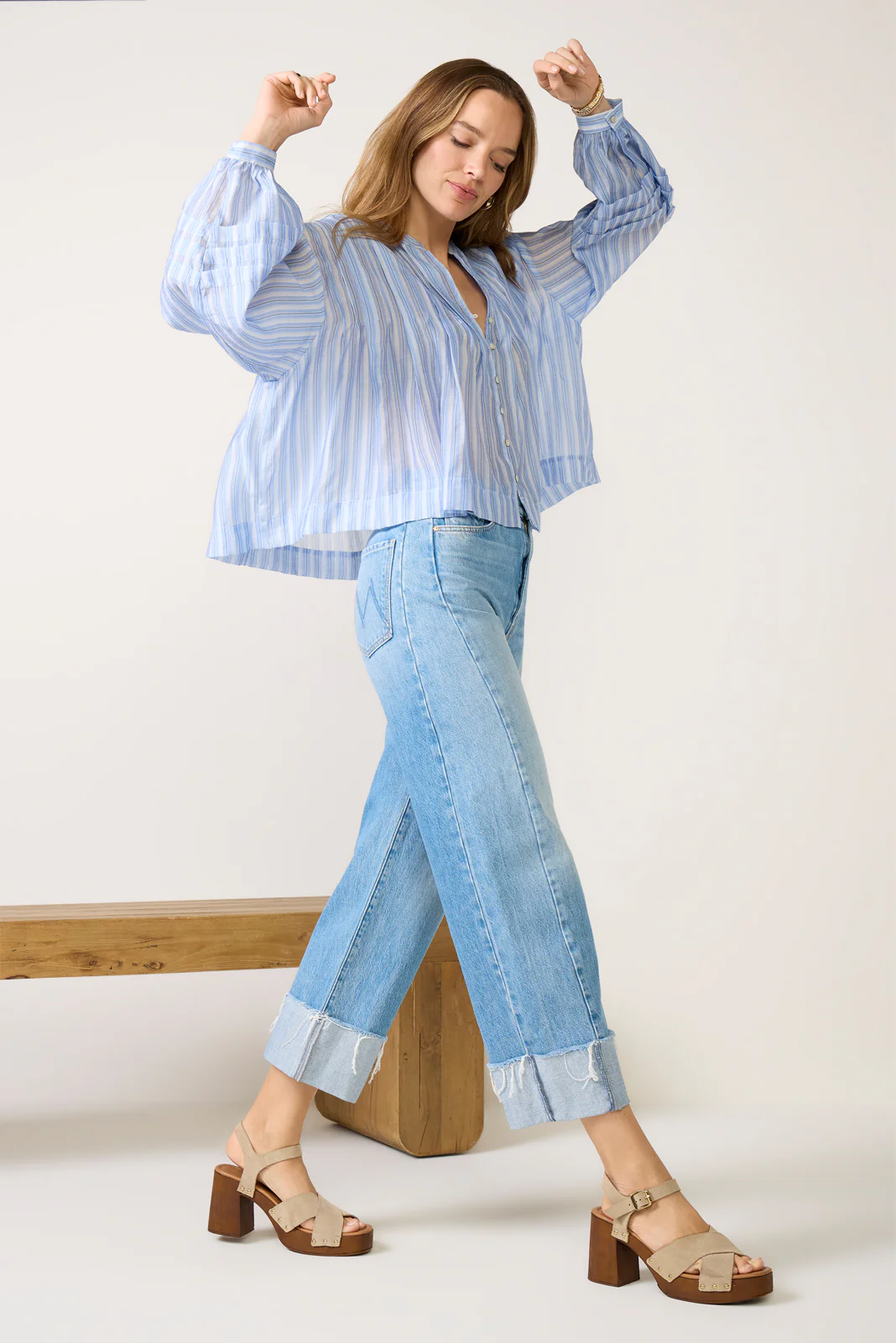 The Half-Pipe Ankle Cuff Fray Boyfriend Jean - Image 6