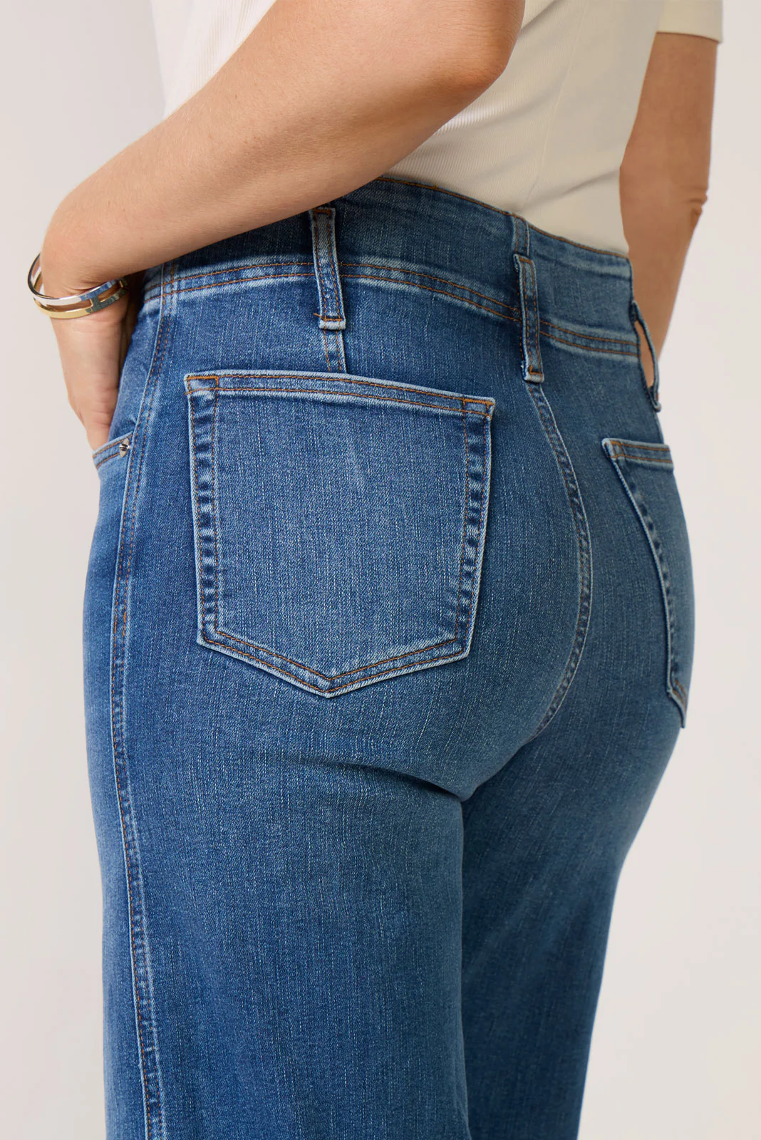 The Seamed Wide Trouser Crop - Image 3