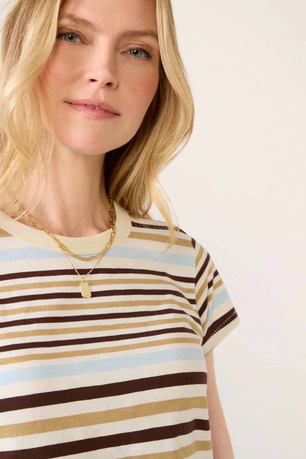 The Slub Stripe Tee - Image 3