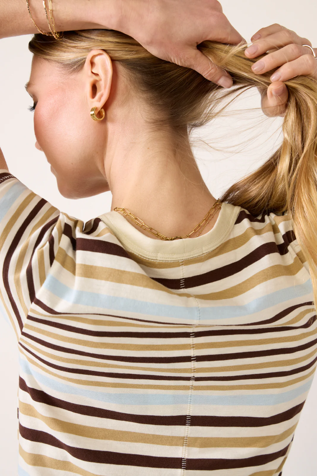 The Slub Stripe Tee - Image 5
