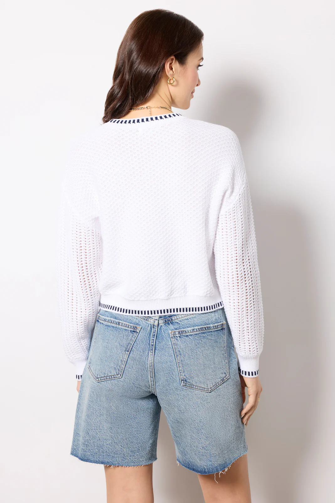 Uma Mixed Stitch Crew Neck - Image 4