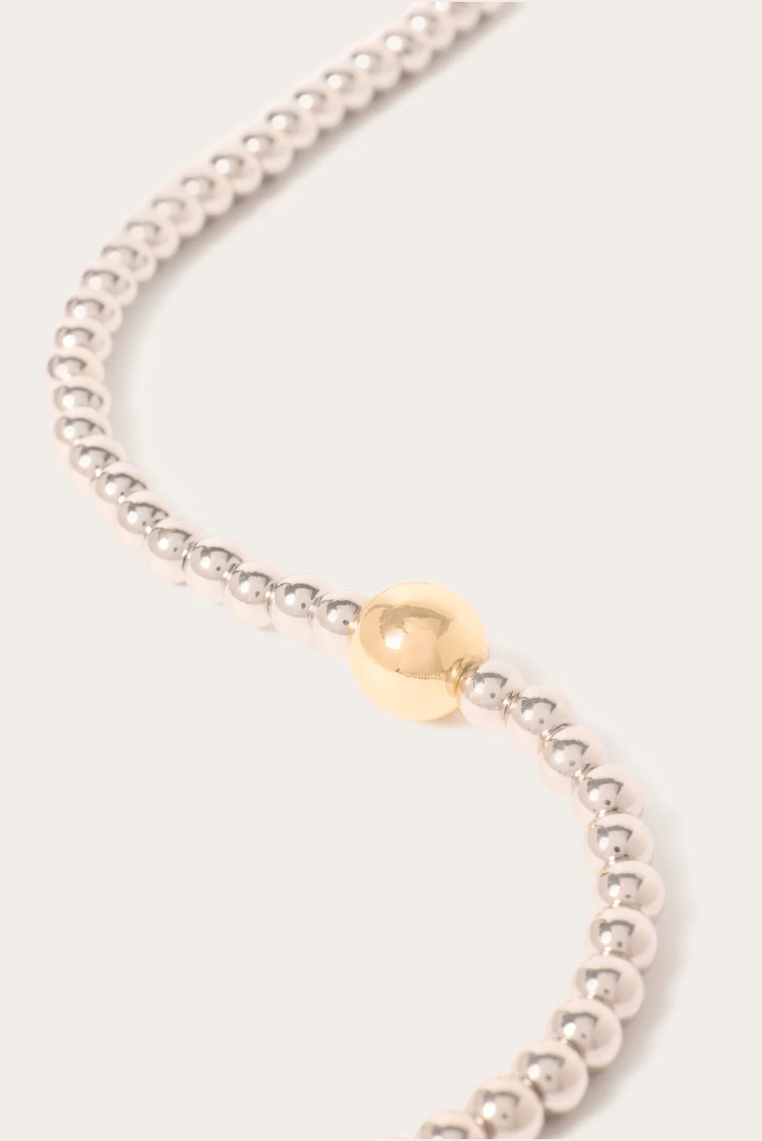Vada TwoTone Bead Necklace - Image 2