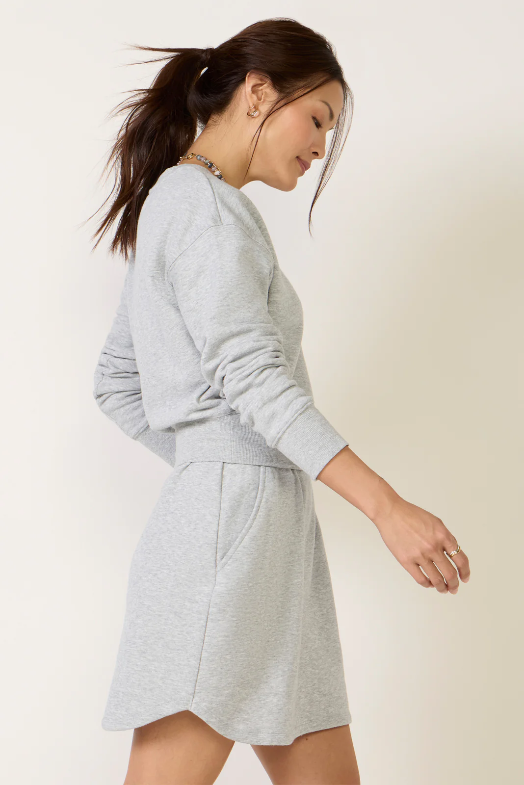 Vanna Sweatshirt Mini Dress - Image 2