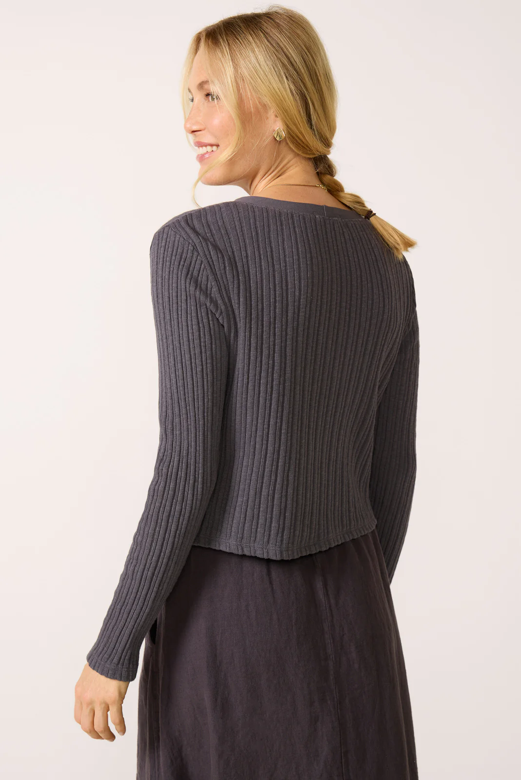 Variegated Stripe Cardigan - Image 4