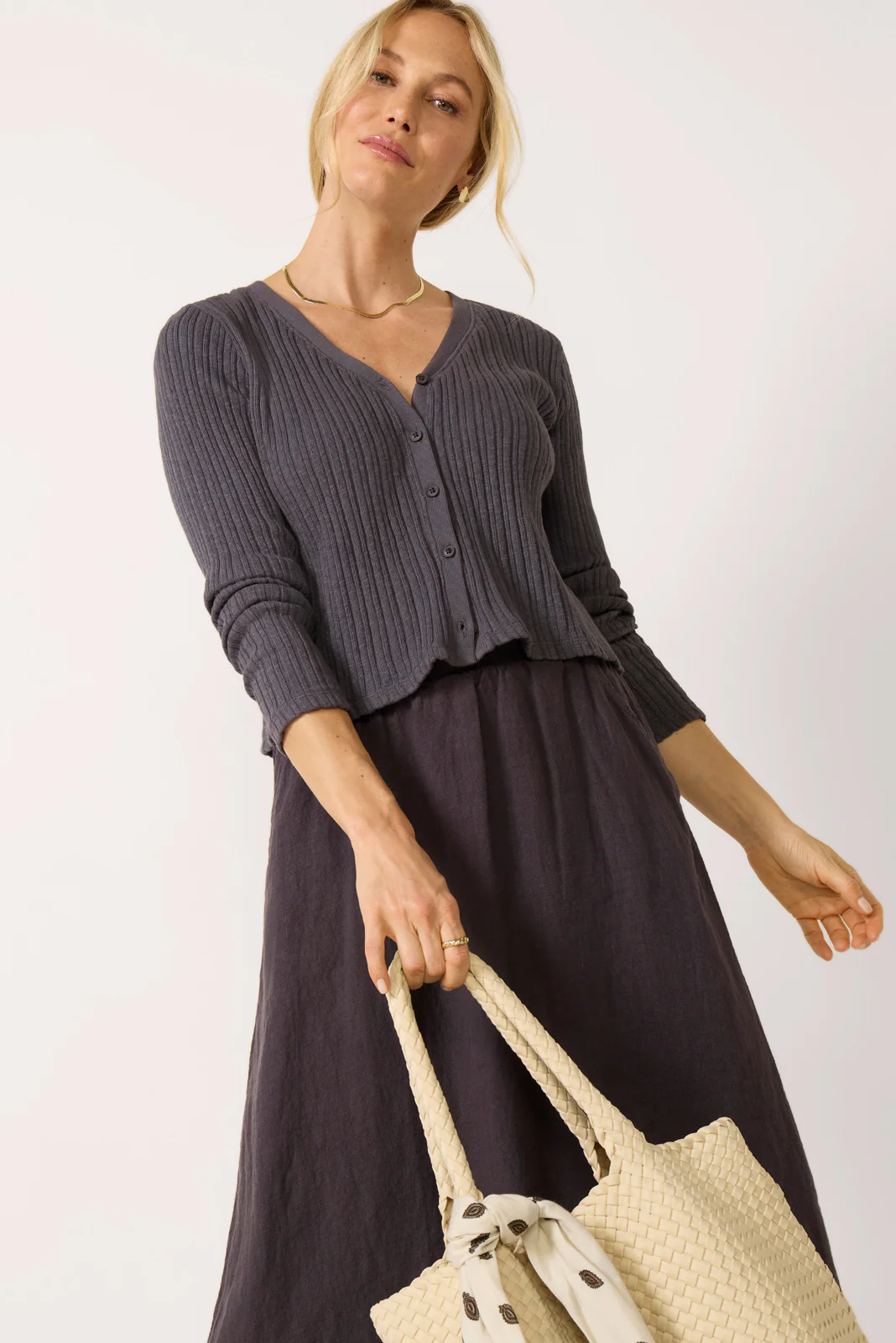 Variegated Stripe Cardigan - Image 5